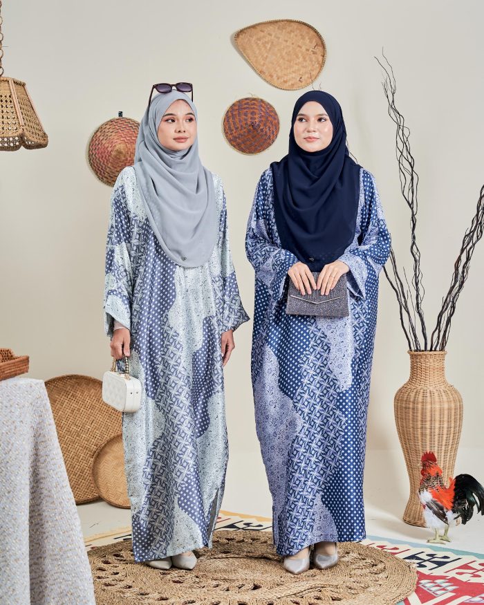 Kaftan Batik Sultanah – Jasmine Minty Ice - Image 6