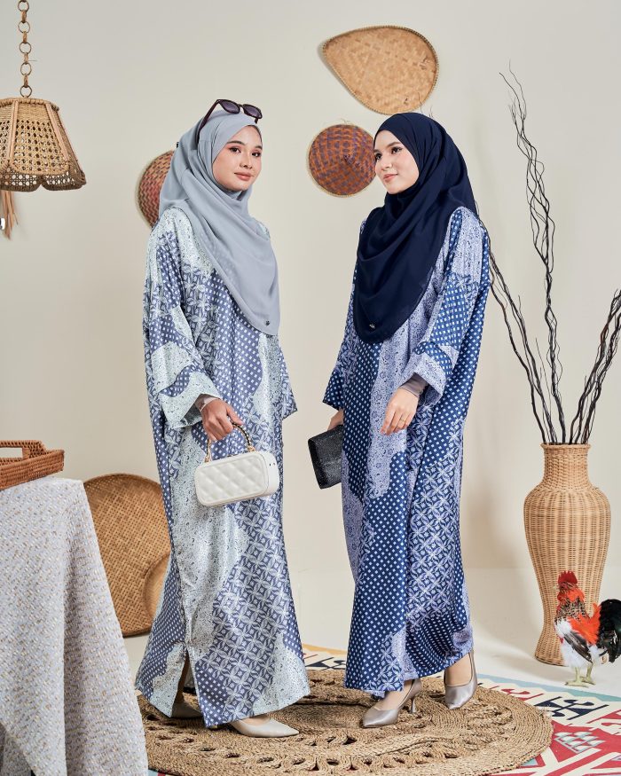 Kaftan Batik Sultanah – Jasmine Rust Orange - Image 6