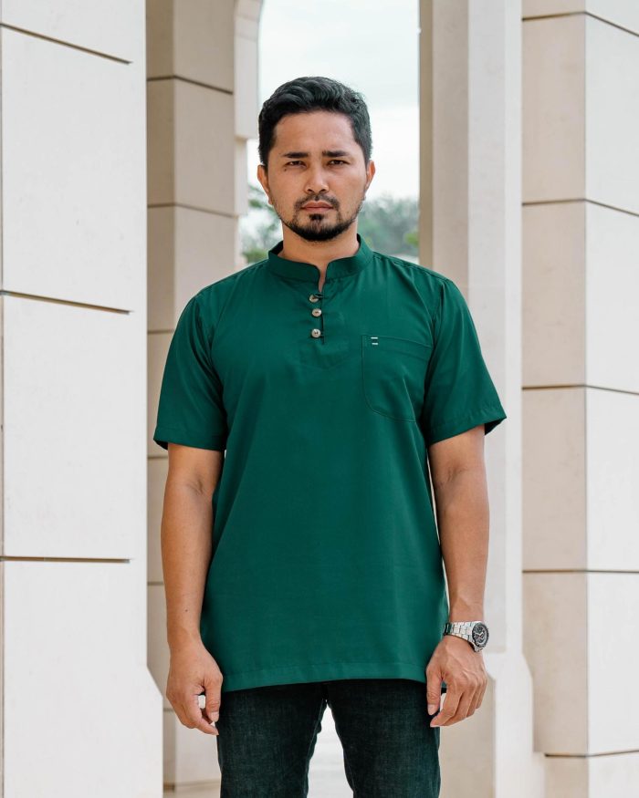 Kurta Eeman Hombre X Luvla - Emerald Green