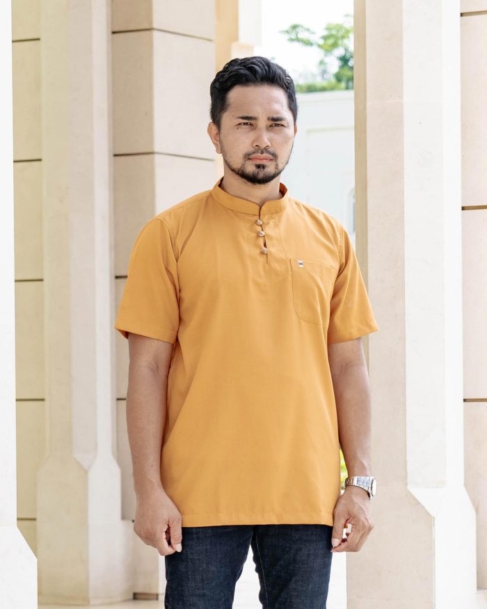 Kurta Eeman Hombre X Luvla - Mustard