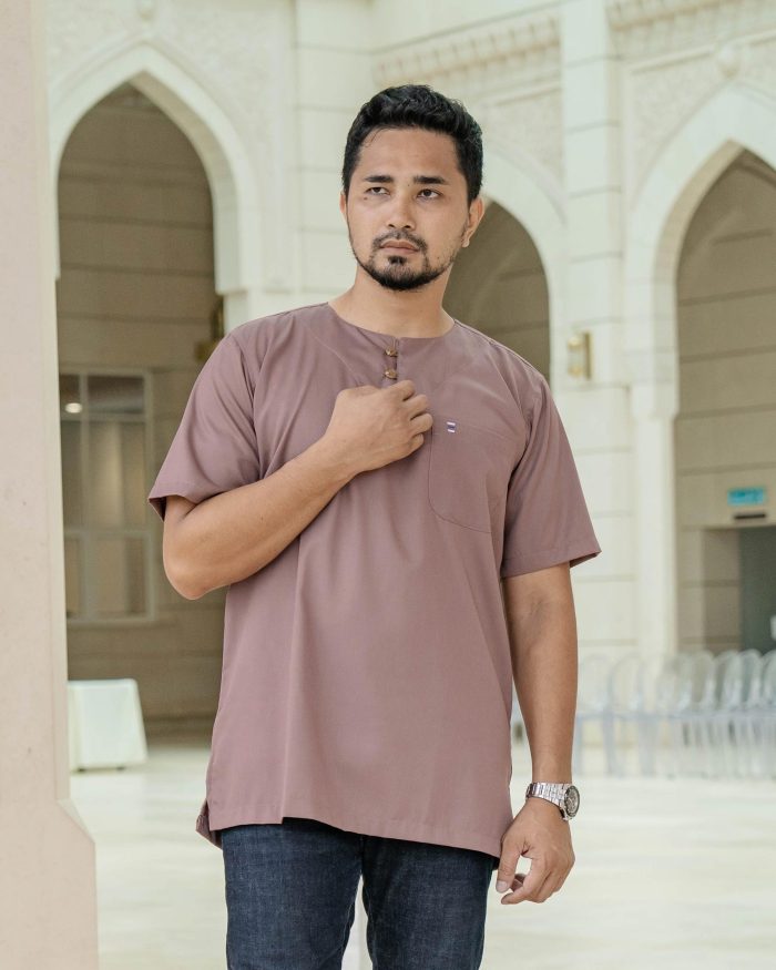 Kurta Saufi Hombre X Luvla - Dusty Purple - Image 5
