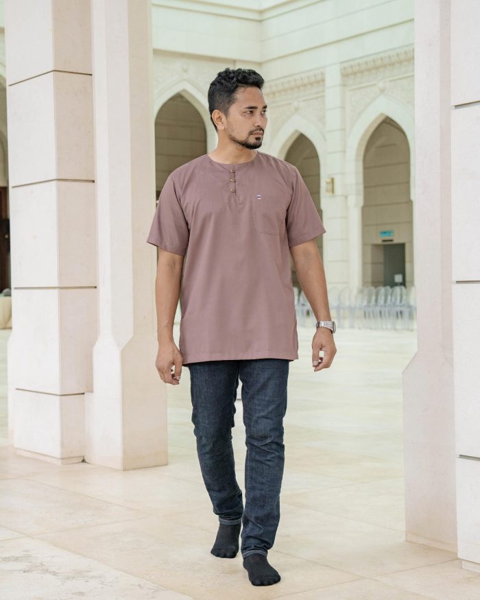 Kurta Saufi Hombre X Luvla - Dusty Purple - Image 6