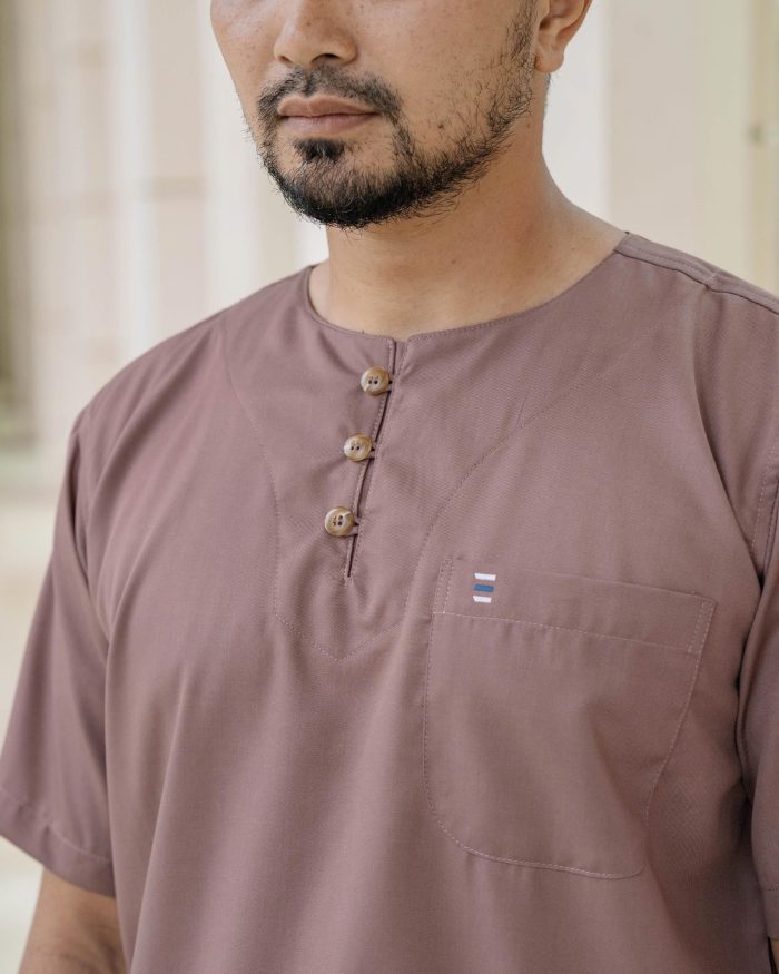 Kurta Saufi Hombre X Luvla - Dusty Purple - Image 2