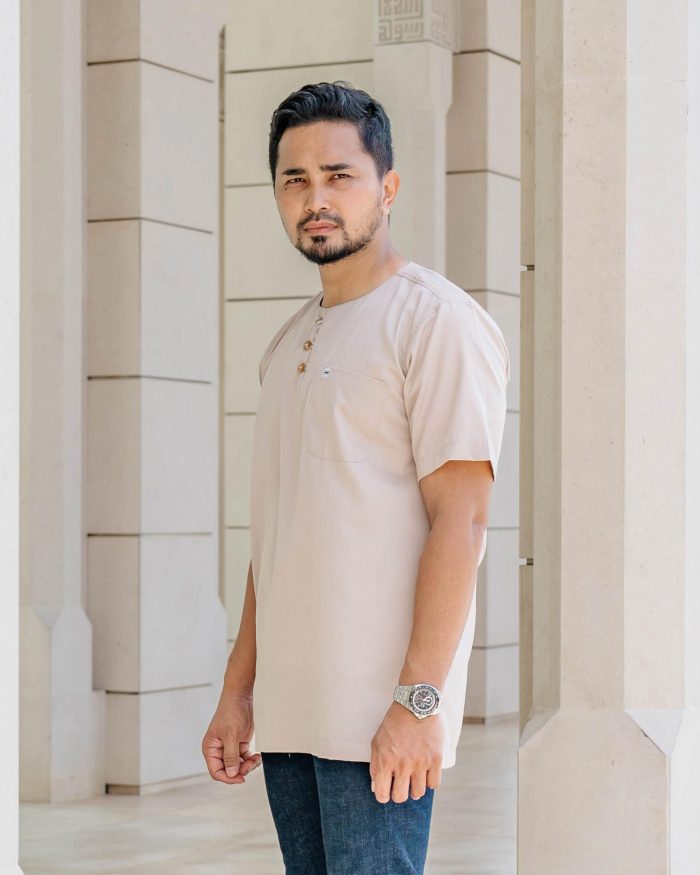 Kurta Saufi Hombre X Luvla - Royal Beige - Image 3