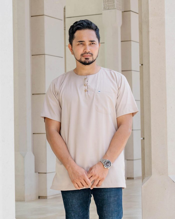 Kurta Saufi Hombre X Luvla - Royal Beige - Image 4