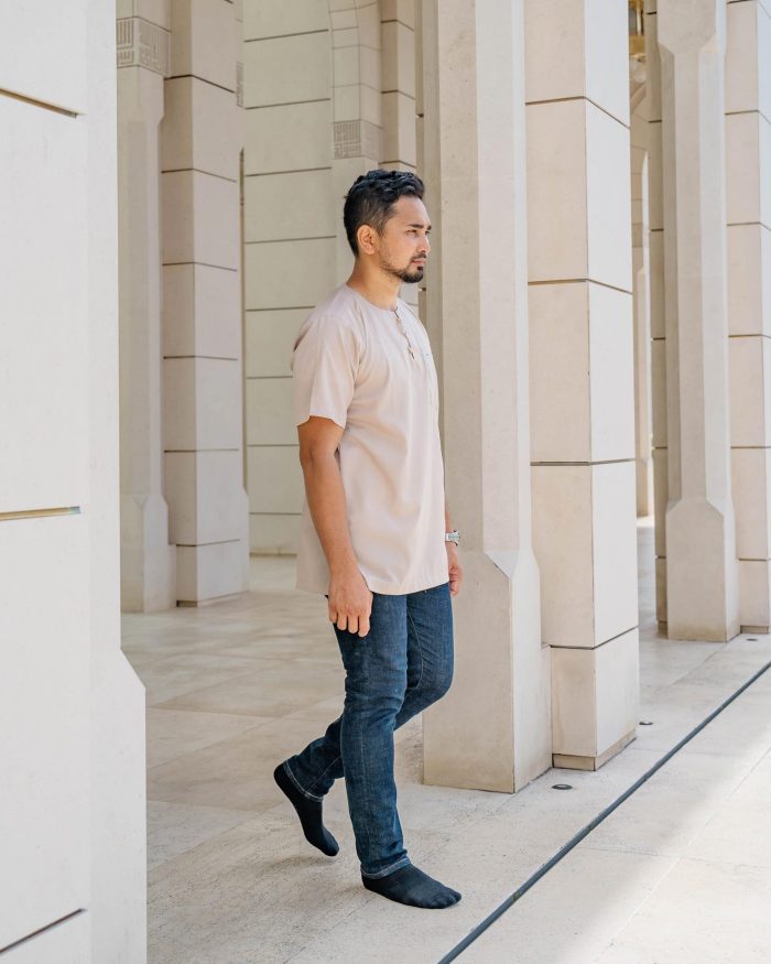Kurta Saufi Hombre X Luvla - Royal Beige - Image 5