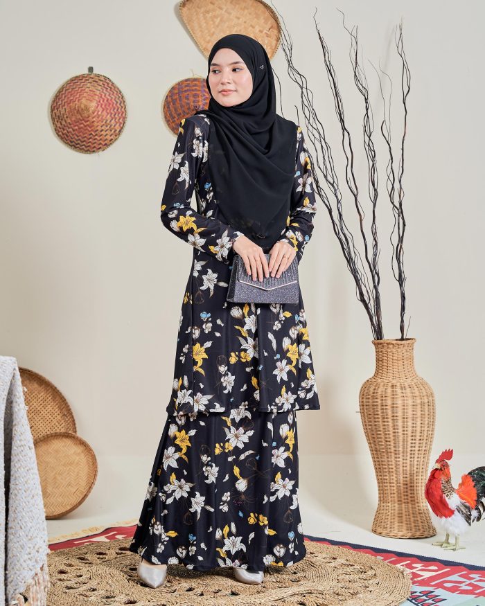 Baju Kurung Pahang Laura 12.0 - Orchid Black