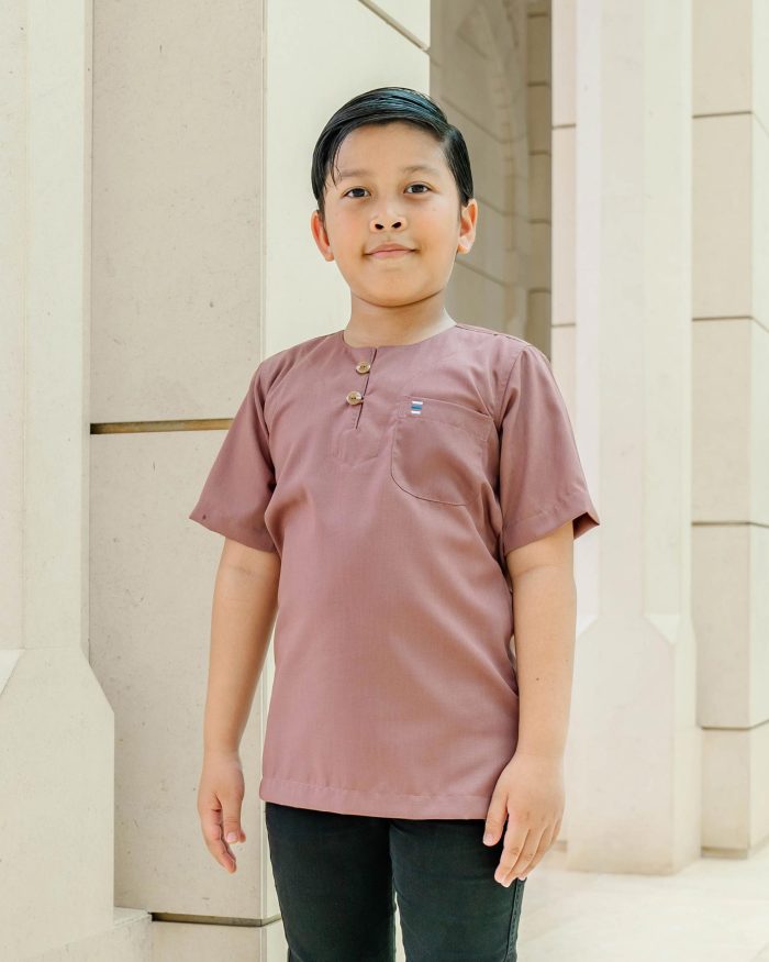 Kurta Saufi Kids Hombre X Luvla - Dusty Purple