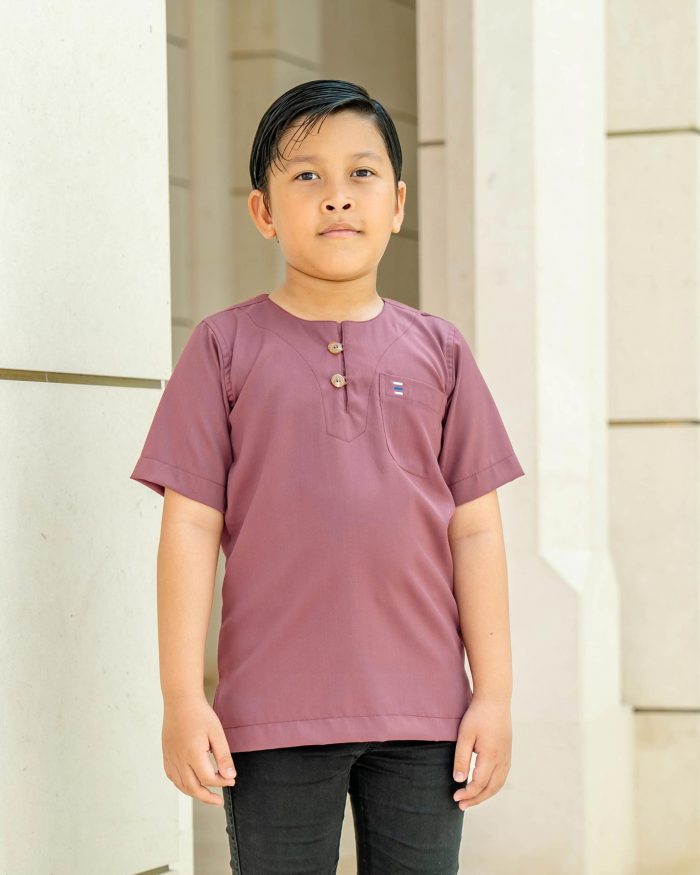 Kurta Saufi Kids Hombre X Luvla - Rouge