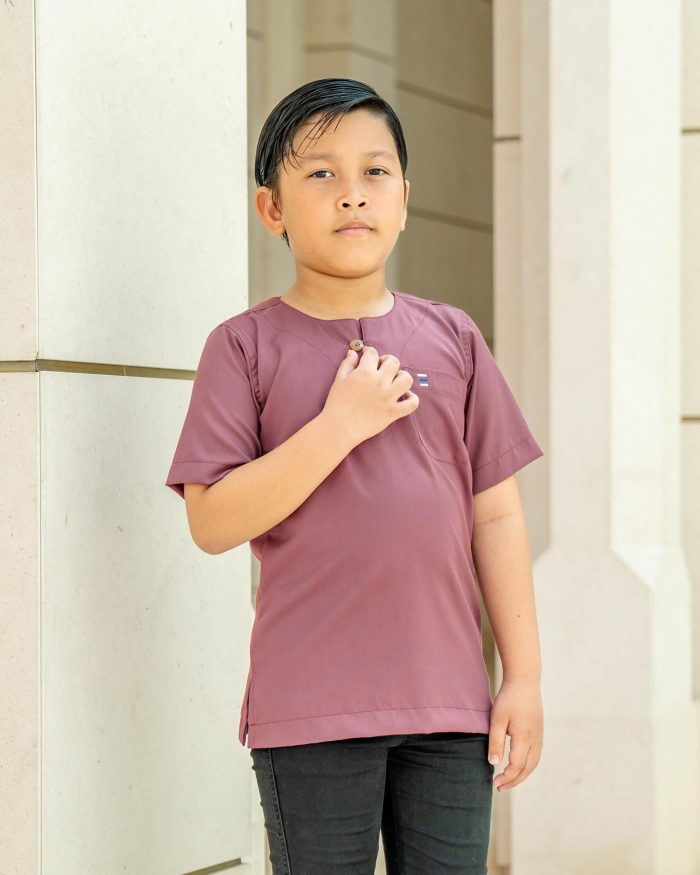 Kurta Saufi Kids Hombre X Luvla - Rouge - Image 2