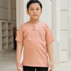 Kurta Saufi Kids Hombre X Luvla - Salmon