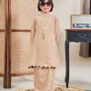 Baju Kurung Jelita Kids - Beige Wheat