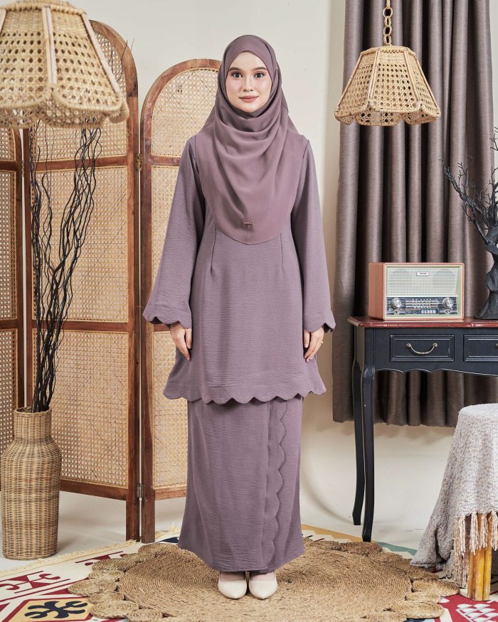 Baju Kurung Jelita 2.0 - Deep Hazelnut