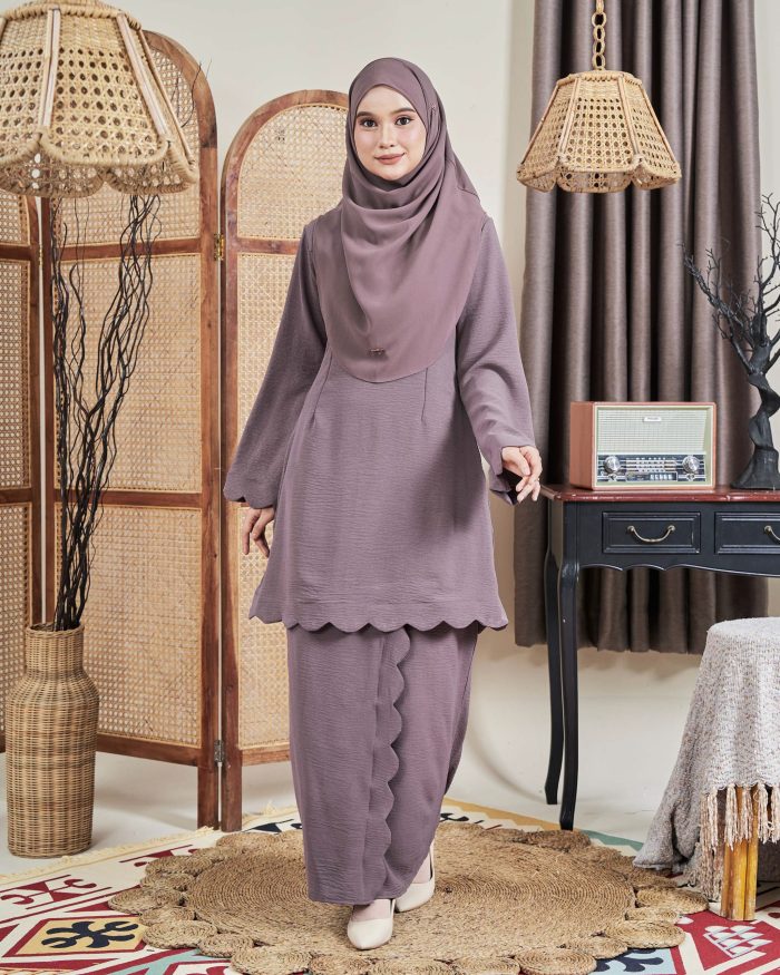 Baju Kurung Jelita 2.0 - Deep Hazelnut - Image 4