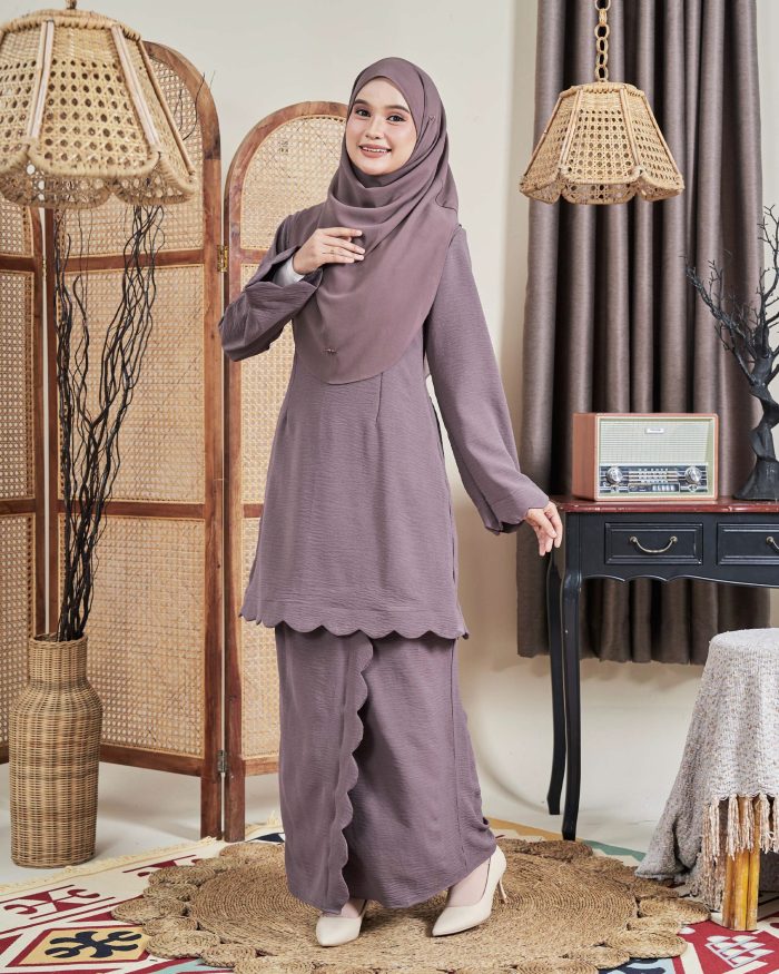 Baju Kurung Jelita 2.0 - Deep Hazelnut - Image 5