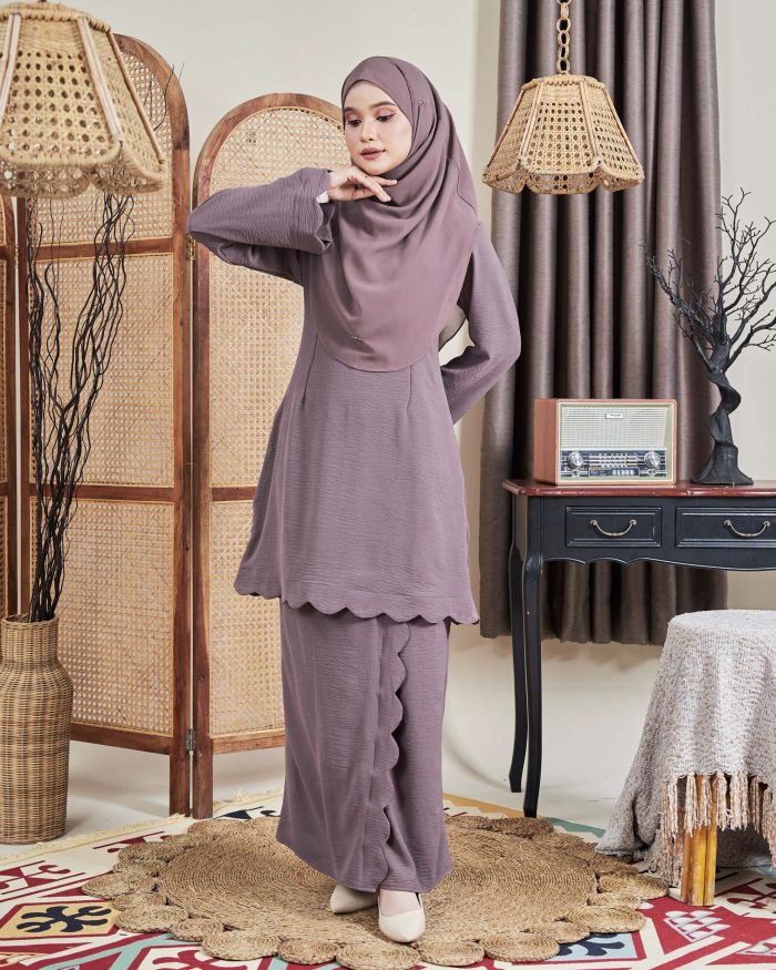 Baju Kurung Jelita 2.0 - Deep Hazelnut - Image 6