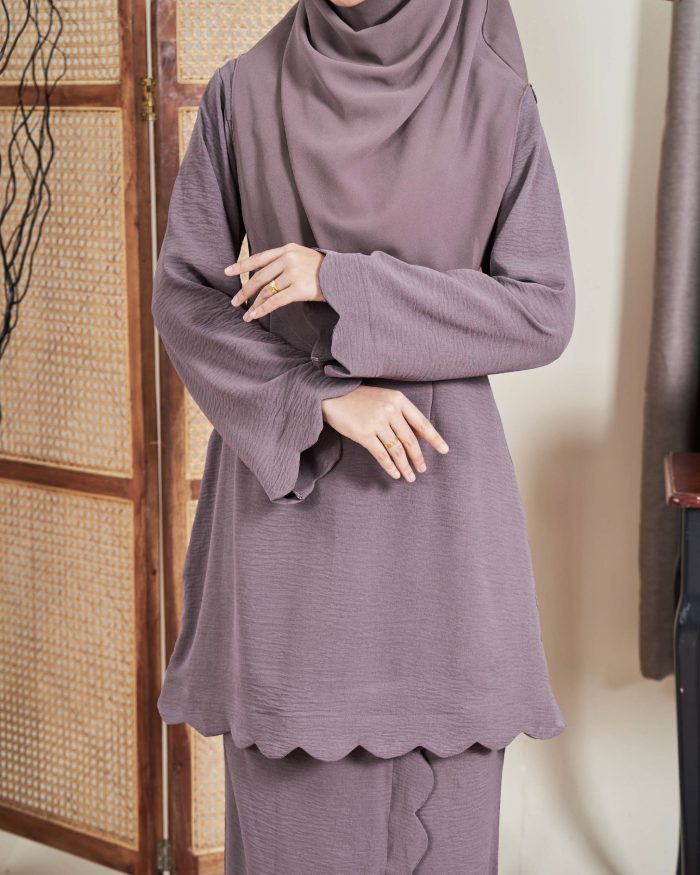 Baju Kurung Jelita 2.0 - Deep Hazelnut - Image 2
