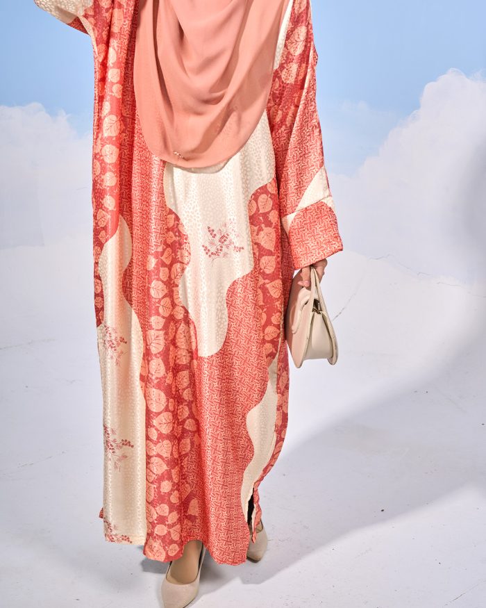 Kaftan Batik Sultanah - Irma Creamy Orange - Image 5