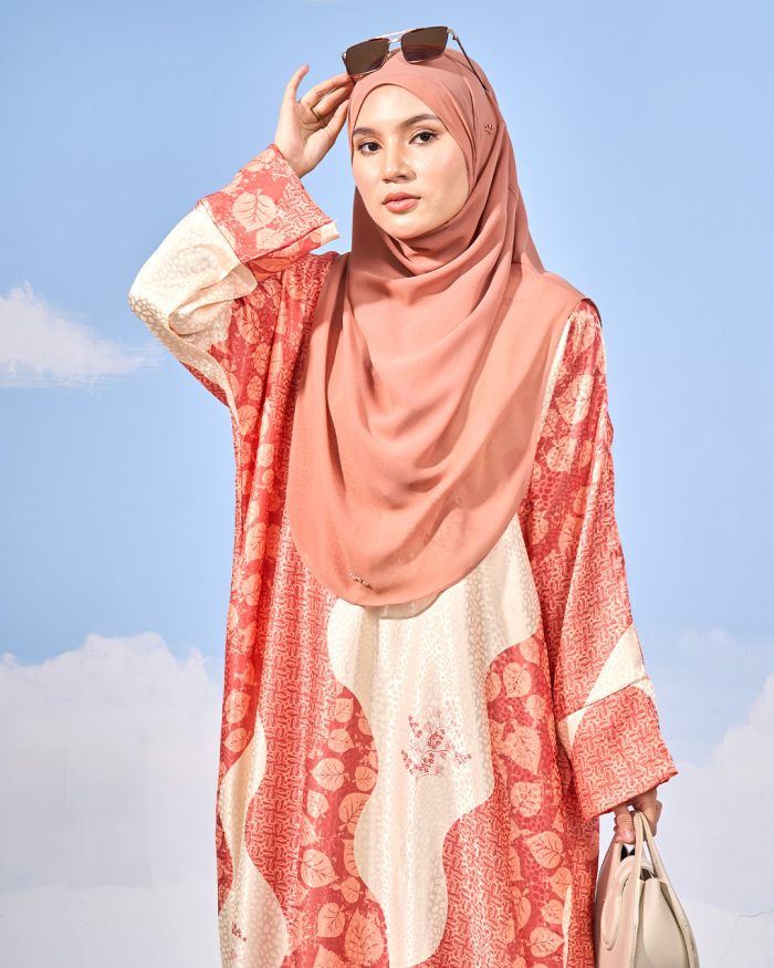 Kaftan Batik Sultanah - Irma Creamy Orange - Image 8