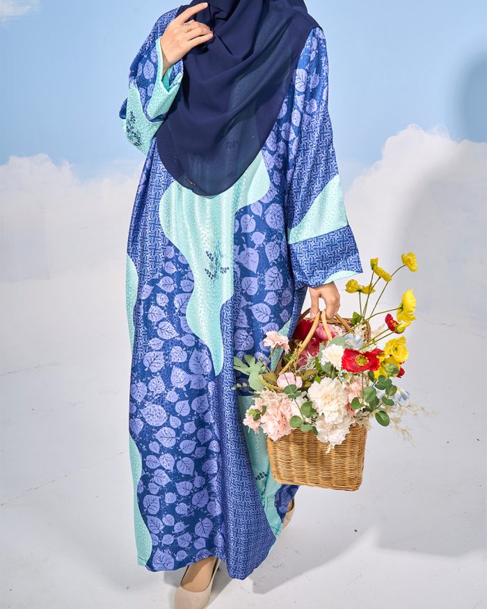 Kaftan Batik Sultanah - Irma Minty Blue - Image 7