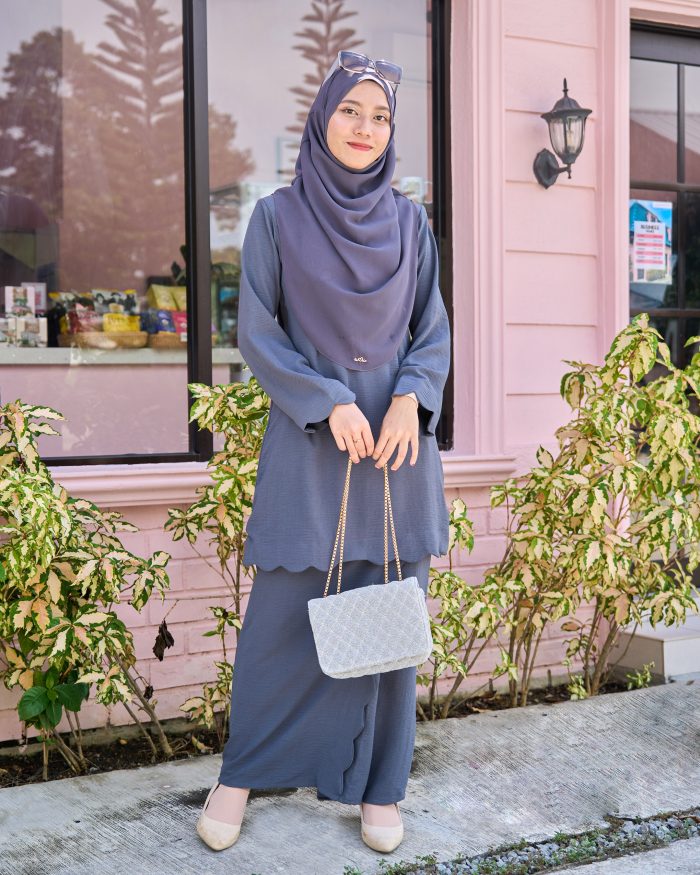 Baju Kurung Jelita 2.0 - Anchor Grey