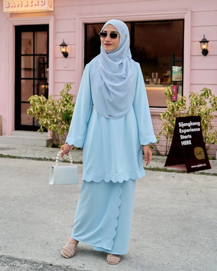 Baju Kurung Jelita 2.0 – Baby Blue
