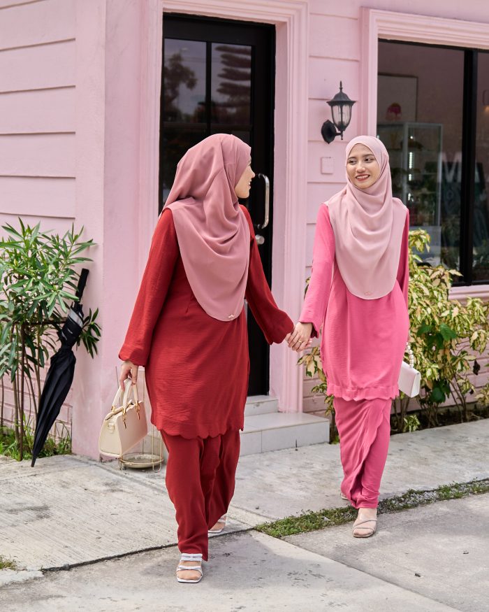 Baju Kurung Jelita 2.0 – Wild Orchid - Image 4