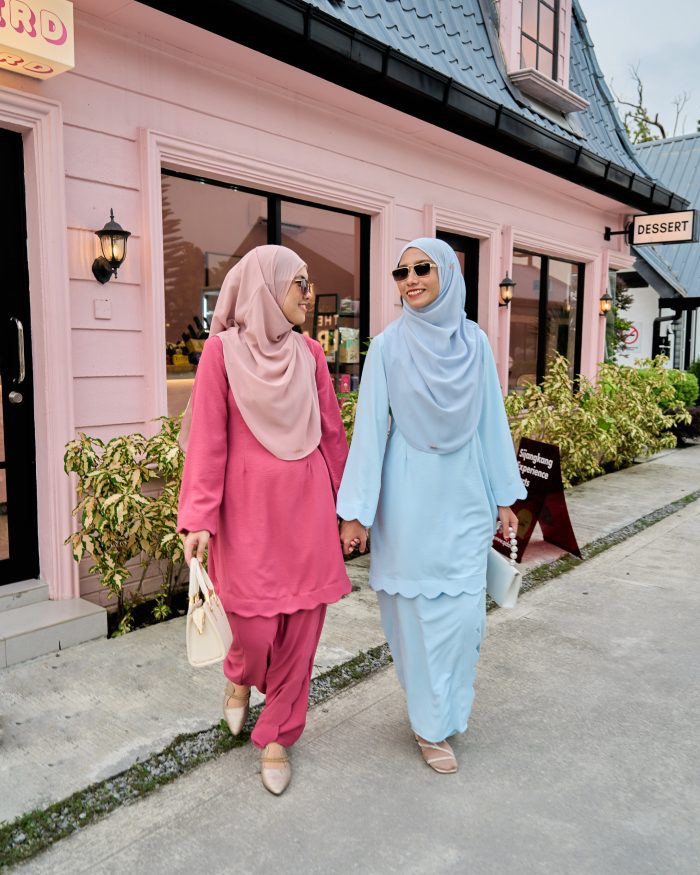 Baju Kurung Jelita 2.0 – Baby Blue - Image 4