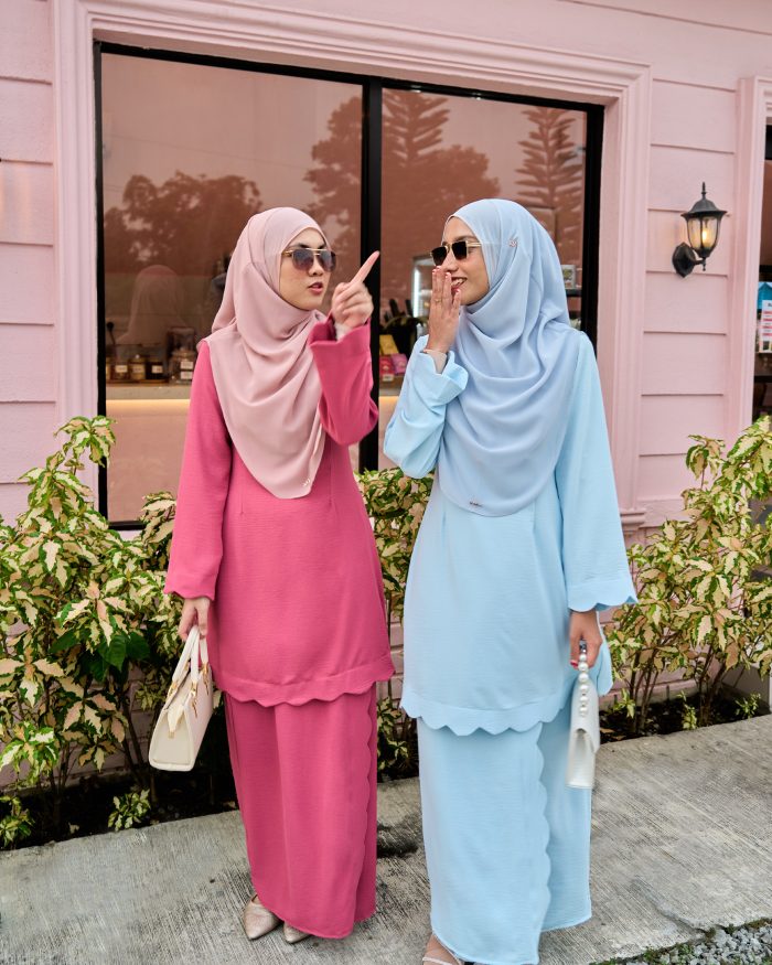 Baju Kurung Jelita 2.0 - Anchor Grey - Image 5