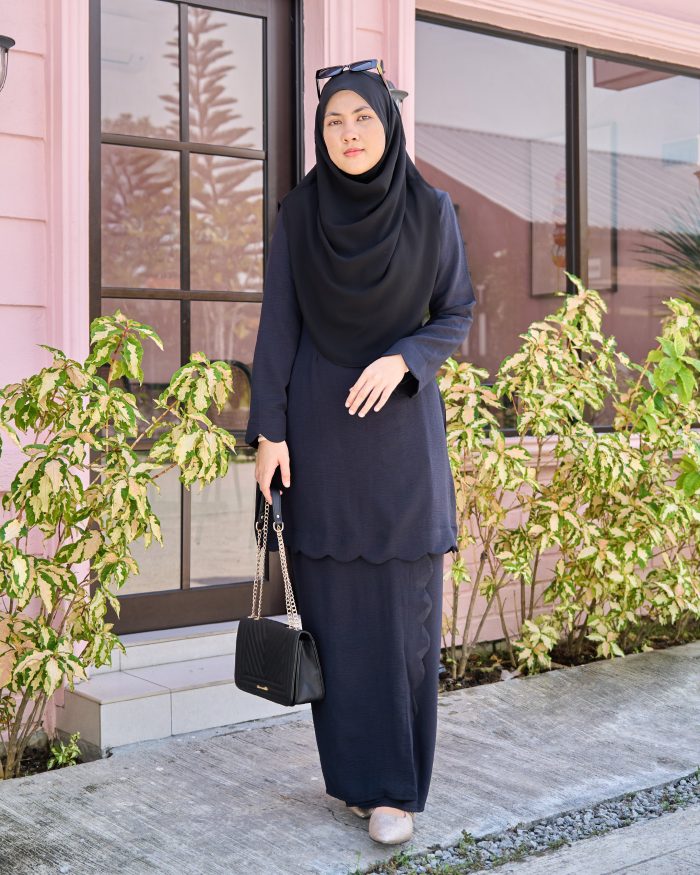 Baju Kurung Jelita 2.0 - Matte Black