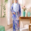 Baju Kurung Moden Batik Sultanah 3.0 - Sakti Royal Blue