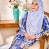 Baju Kurung Moden Batik Sultanah 3.0 - Sakti Royal Blue - Image 5