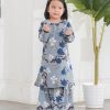 Kurung Lara Kids – Azalia Blue - Image 2