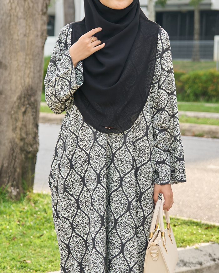 Kaftan Sufina - Matte Black - Image 3