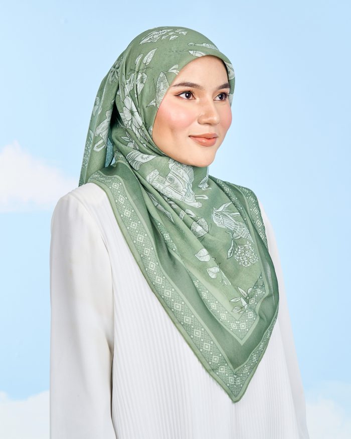 Valily Tudung Bawal Cotton Voile Jiwa Merdeka - Laskar - Image 3