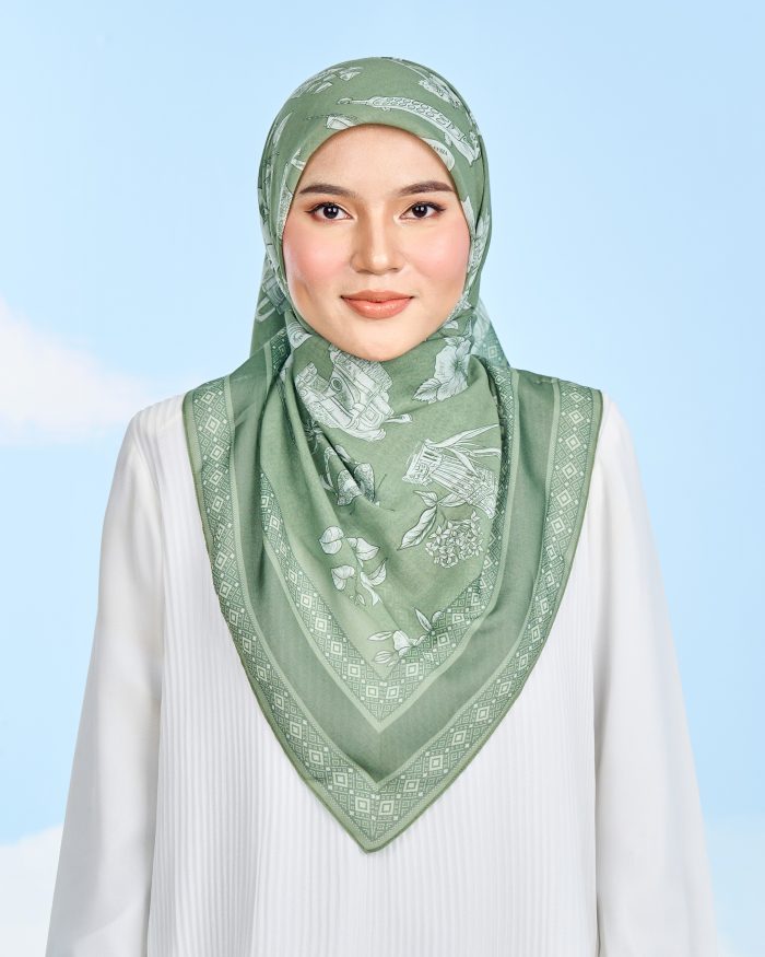 Valily Tudung Bawal Cotton Voile Jiwa Merdeka - Laskar