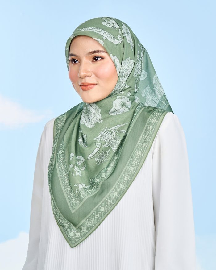 Valily Tudung Bawal Cotton Voile Jiwa Merdeka - Laskar - Image 2