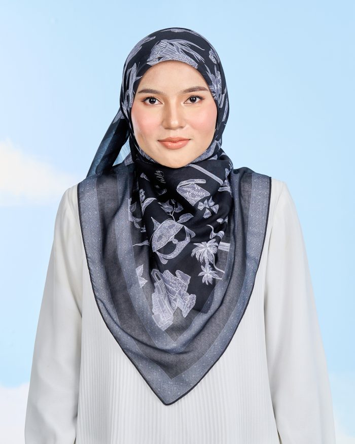 Valily Tudung Bawal Cotton Voile Jiwa Merdeka - Perkasa