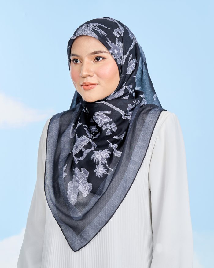 Valily Tudung Bawal Cotton Voile Jiwa Merdeka - Perkasa - Image 2