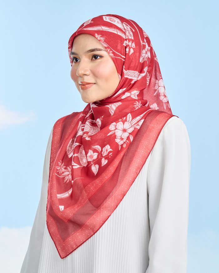 Valily Tudung Bawal Cotton Voile Jiwa Merdeka - Pertiwi - Image 2