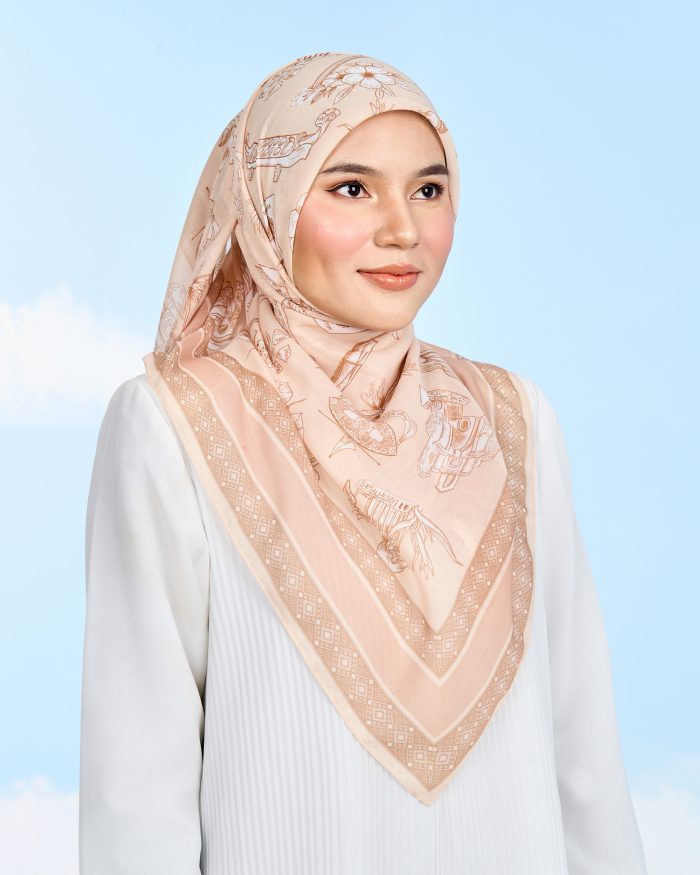 Valily Tudung Bawal Cotton Voile Jiwa Merdeka - Pribumi - Image 3