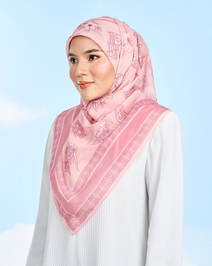 Valily Tudung Bawal Cotton Voile Jiwa Merdeka - Serikandi - Image 2