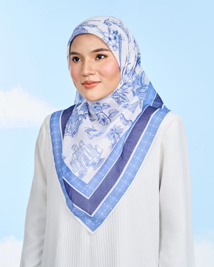 Valily Tudung Bawal Cotton Voile Jiwa Merdeka - Warisan - Image 2