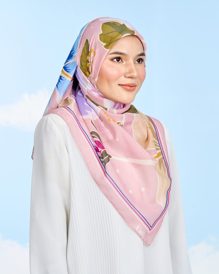 Valily Tudung Bawal Cotton Voile Jiwa Raya - Sariah Ali - Image 3