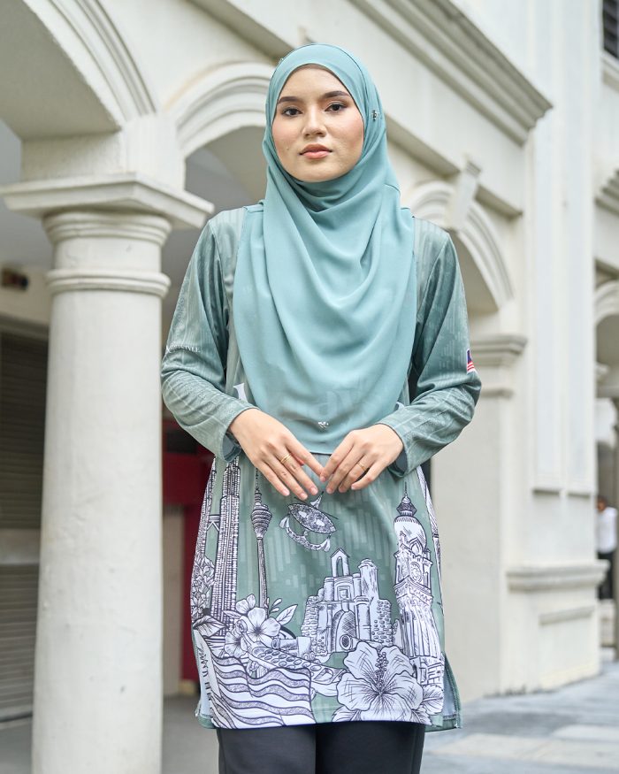 Muslimah Jersey Jiwa Merdeka - Laskar Mint