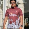 Men Polo Jersey Jiwa Merdeka - Pertiwi Brown