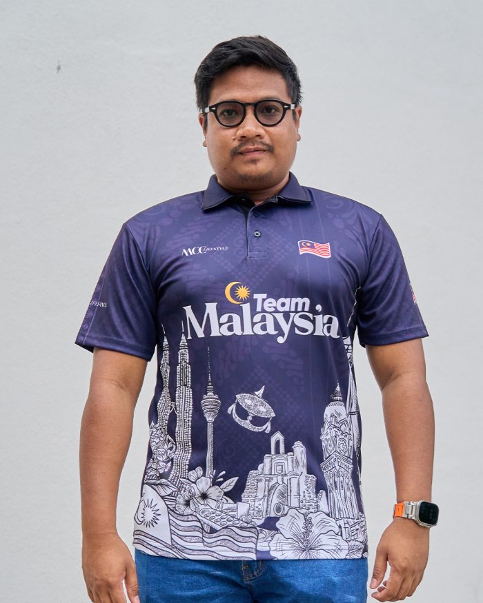 Men Men Polo Jersey Jiwa Merdeka - Warisan Navy Blue - Image 2