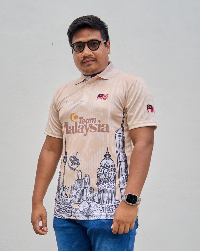 Men Polo Jersey Jiwa Merdeka - Pribumi Nude