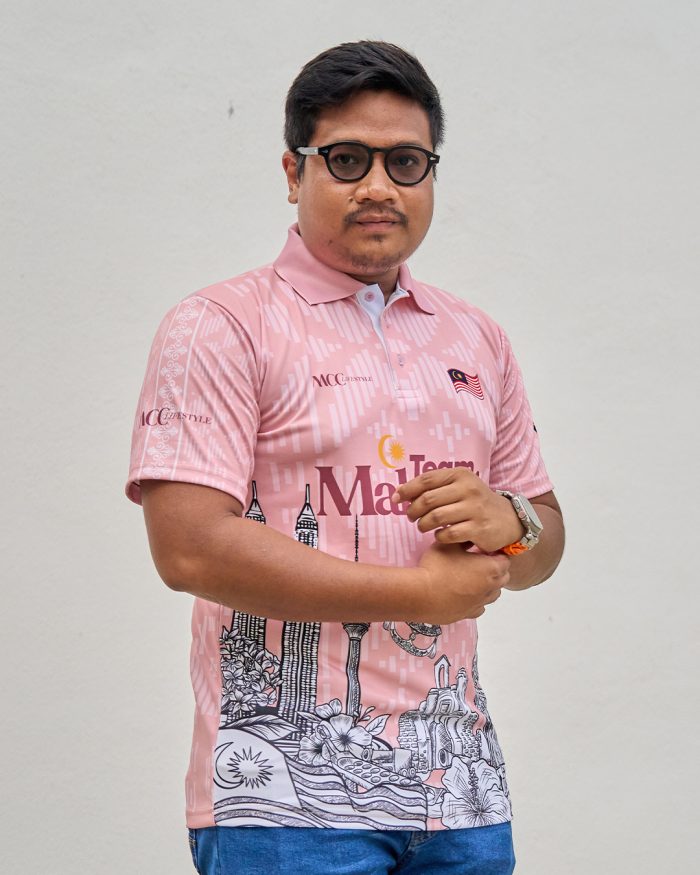 Men Polo Jersey Jiwa Merdeka - Serikandi Pink