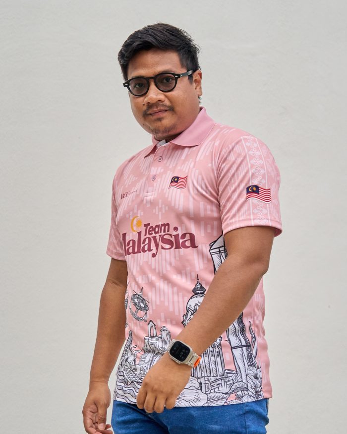 Men Polo Jersey Jiwa Merdeka - Serikandi Pink - Image 2